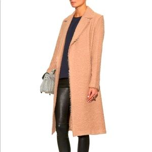 Helmut Lang Camel Shaggy Trench Coat